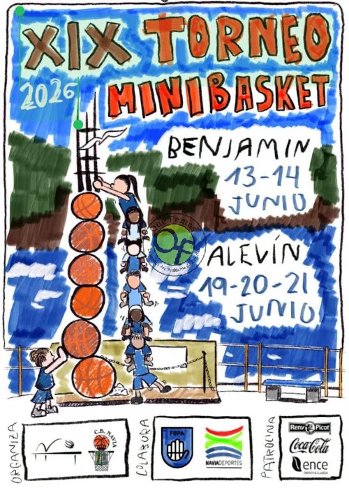 XIX Torneo Minibasket 2026 Alevín en Navia