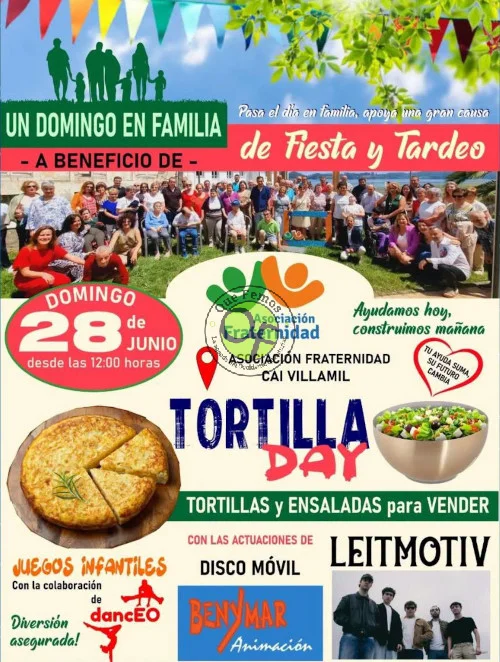 Llega el Tortilla Day con tardeo y solidaridad a favor de Fraternidad