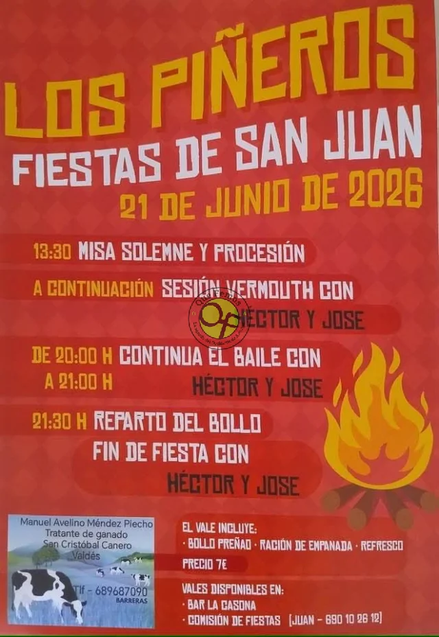 Fiestas de San Juan 2026 en Los Piñeros