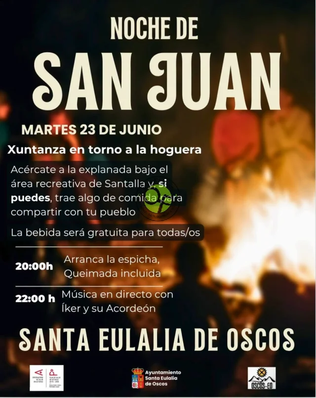 Noche de San Juan 2026 en Santalla de Oscos