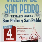 Fiestas de San Pedro 2026 en Villar de San Pedro