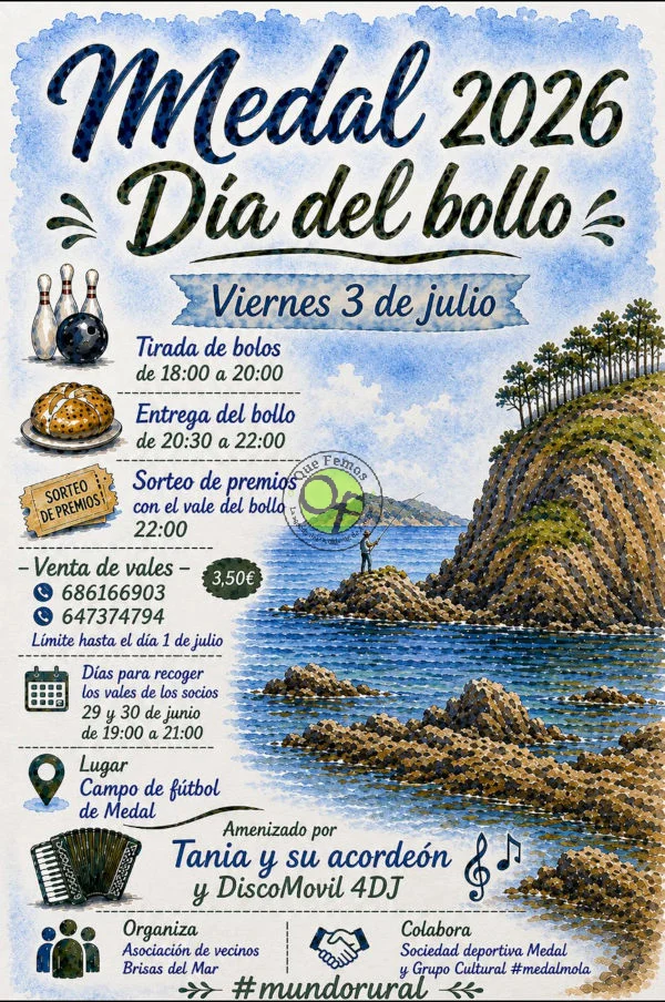 Día del Bollo 2026 en Medal