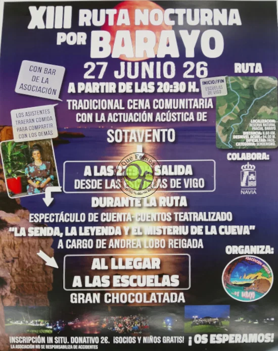 Ruta Nocturna por Barayo 2026