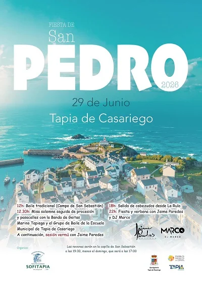 Fiesta de San Pedro 2026 en Tapia de Casariego