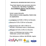 Taller de yoga de bajo impacto para personas mayores en Lendiglesia, Doiras, Vega de Ouria y Miñagón