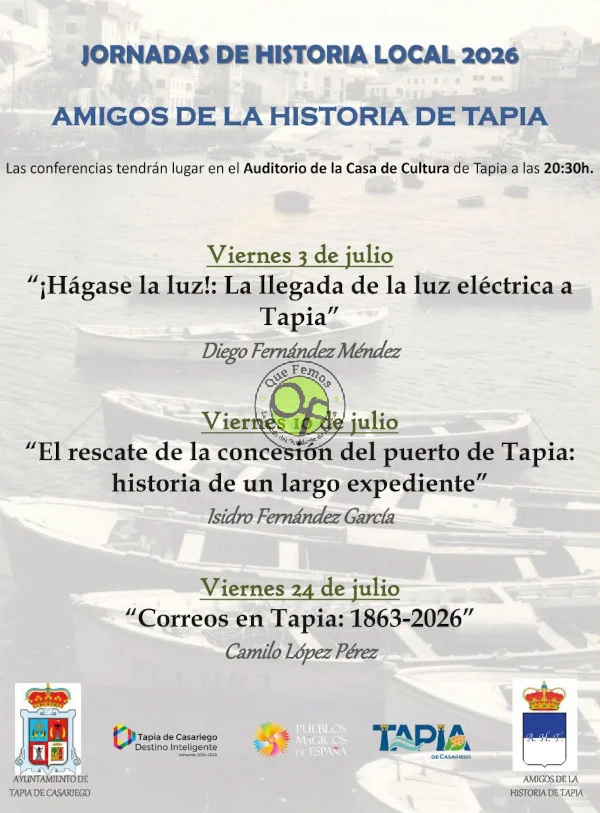 Jornadas de Historia Local de Tapia de Casariego 2026
