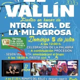 Fiesta en honor a Nuestra Señora de la Milagrosa 2026 en El Vallín