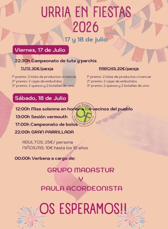 Fiestas de Urria 2026