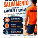 Este será el horario de salvamento en las playas coañesas de Torbas y Arnelles durante este verano