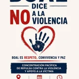 Boal celebra una concentración contra la violencia