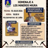 Ibias rinde homenaje a los mineros de Mina Miura
