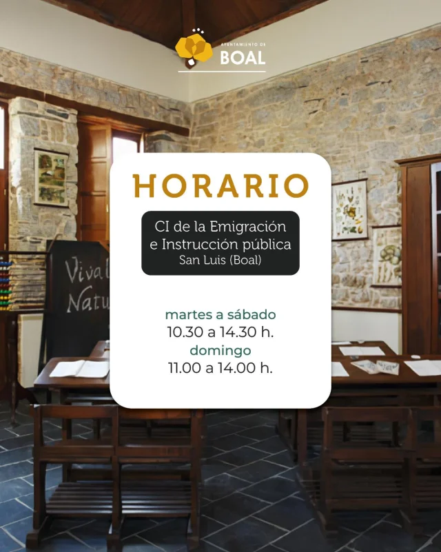 Horarios del Centro de Interpretación de la Emigración de San Luis