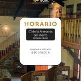 Horario de verano del Centro de Interpretación de la Artesanía del Hierro en Rozadas