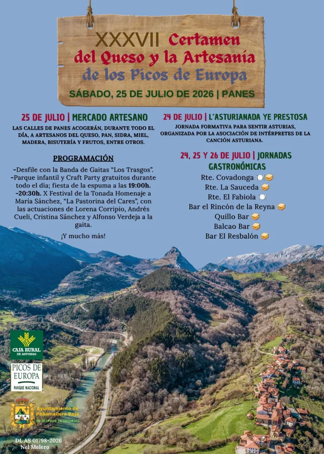 XXXVII CERTAMEN DEL QUESO Y DE LA ARTESANÍA DE LOS PICOS DE EUROPA
