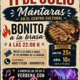 En Mántaras celebrarán con bonito a la brasa esta cena con baile