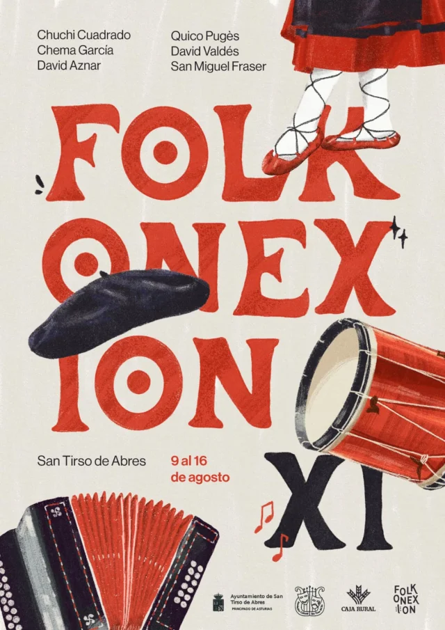 Folkonexion 2026 recalará en San Tirso de Abres con su pentagrama internacional