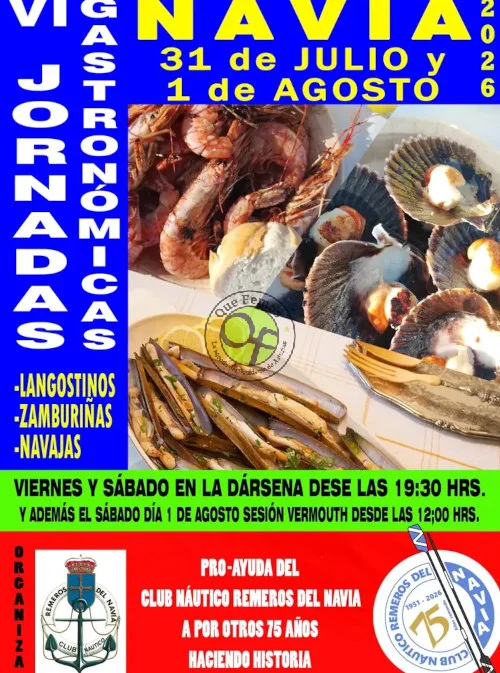 Jornadas Gastronómicas del Club Náutico Remeros del Navia 2026