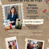 Mayte Uceda visita Puerto de Vega con motivo de su fiesta indiana