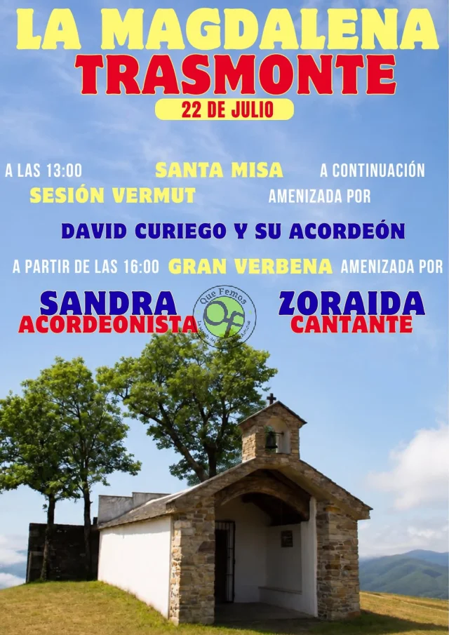Fiesta de la Magdalena 2026 en Trasmonte