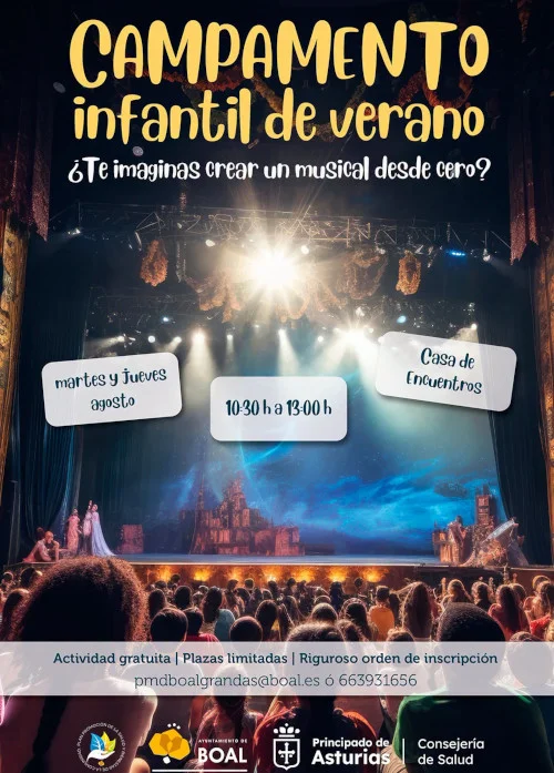 En Boal nacerá un musical gracias a este Campamento Infantil de Verano