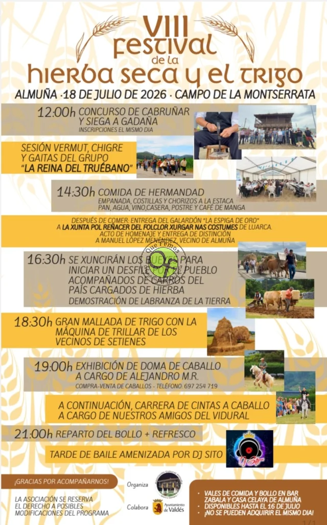 VIII Festival de la Hierba Seca y el Trigo en Almuña 2026