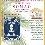 El Mercadillo Artesano Mensual de Somao regresa el domingo 19 de julio