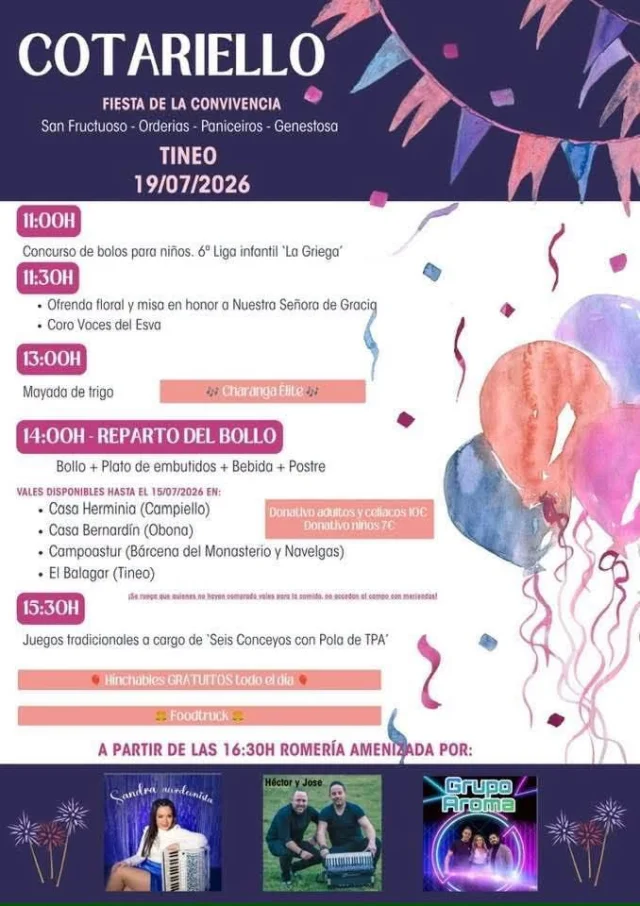 Fiesta de la Convivencia 2026 en Cotariello