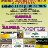 Fiestas de Santiago 2026 en Ovienes, Agüera y Bustiello de Paredes 