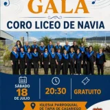 El próximo sábado el Coro Liceo de Navia ofrece un concierto de gala en Tapia