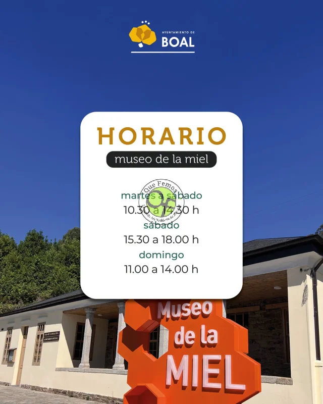 Horario de verano del Museo de la Miel de Los Mazos