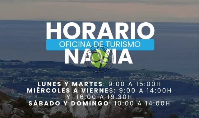 Horario de verano de la Oficina de Turismo de Navia