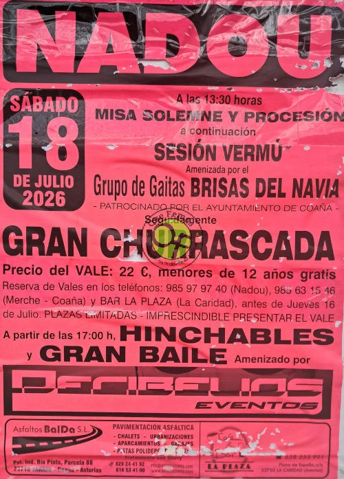 Fiestas de Nadou 2026