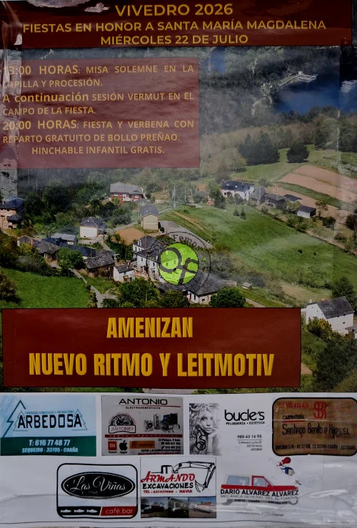 Fiestas de la Magdalena 2026 en Vivedro