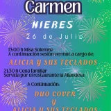 Fiestas del Carmen 2026 en Nieres
