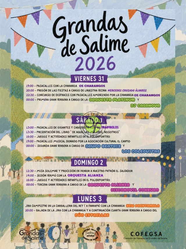 Fiestas de Grandas de Salime 2026
