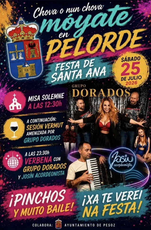 Festa de Santa Ana 2026 en Pelorde