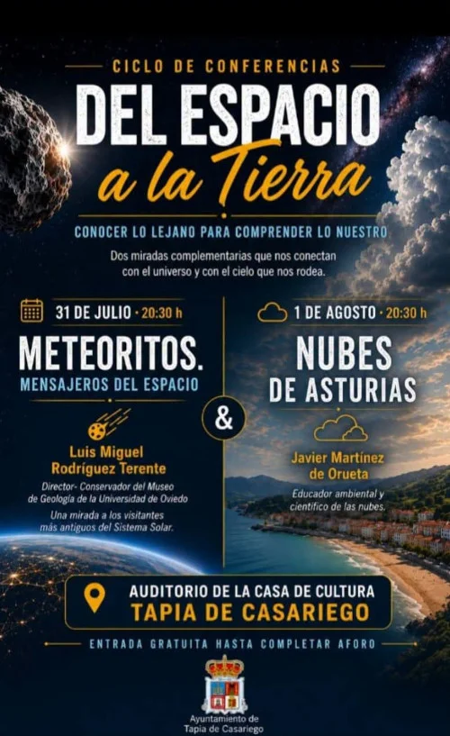 Tapia de Casariego prepara el eclipse con sendas conferencias para adentrarse en el mundo de la astronomía
