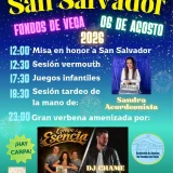Fiestas de San Salvador 2026 en Fondos de Vega