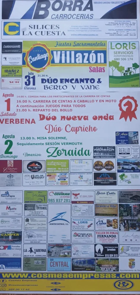 Fiestas de Santiago 2026 en Villazón