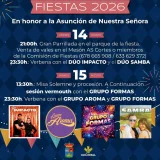 Fiestas de la Asunción 2026 en Pesoz