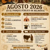 El Parque Público de Belmonte de Miranda acogerá un sinfín de actividades este verano 2026