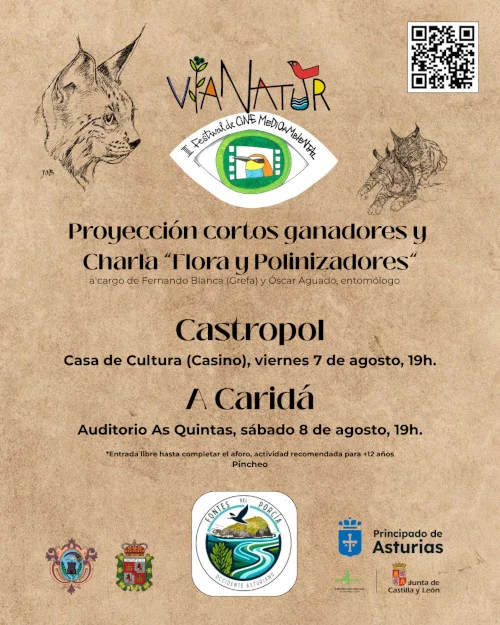 El Festival de Cine VíaNatur 2026 recala en Castropol y A Caridá