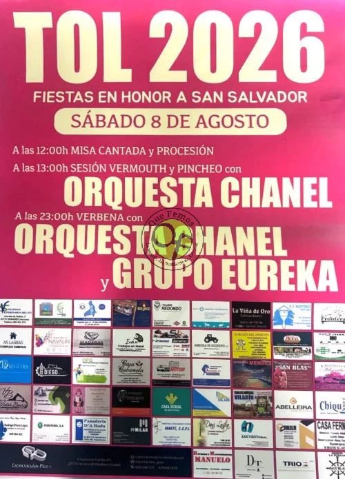 Fiestas de San Salvador 2026 en Tol