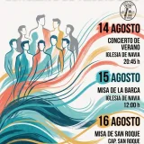Concierto de Verano 2026 del Coro Villa de Navia y misas de la Barca y San Roque