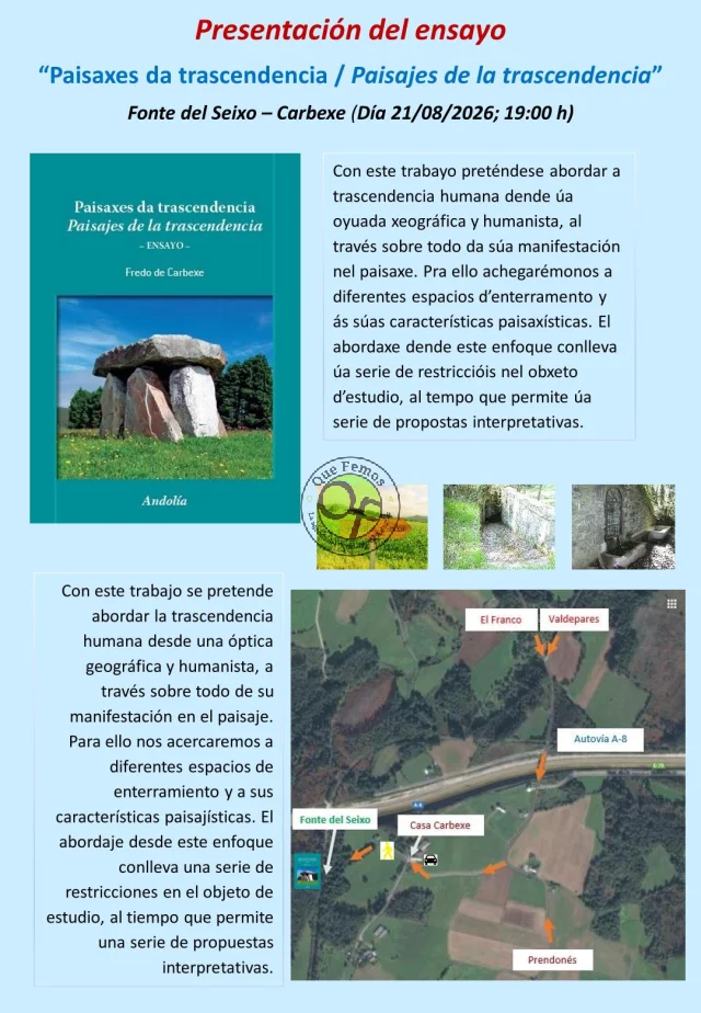 Fredo de Carbexe presenta novo libro 