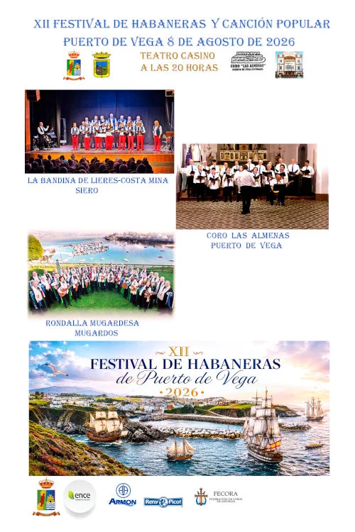 XII Festival de Habaneras y Canción Popular en Puerto de Vega 2026