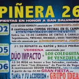 Fiestas de San Salvador 2026 en Piñera