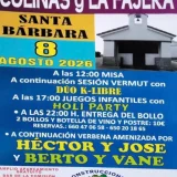 Fiestas de Santa Bárbara 2026 en Colinas y La Fajera