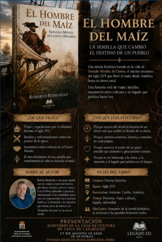 Roberto Redruello presentará su libro 