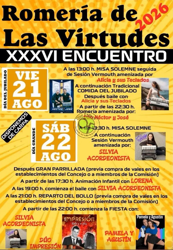 Romería de Las Virtudes 2026